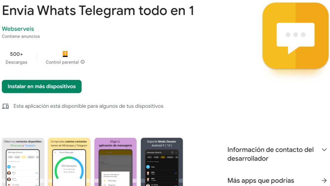 Envia Whats Telegram todo en 1